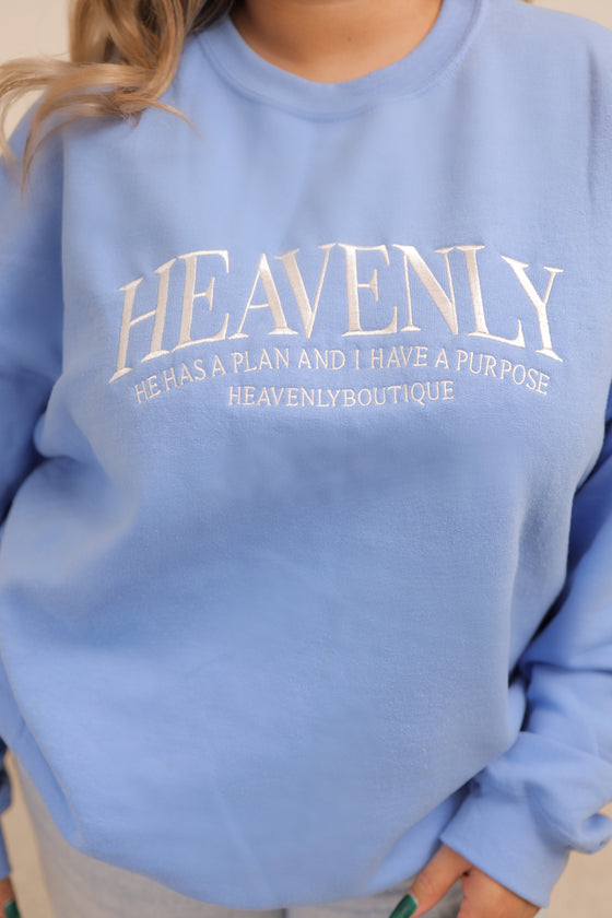Heavenly Blue Crewneck Sweater