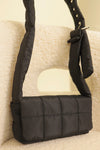 Puffer Crossbody Bag Black