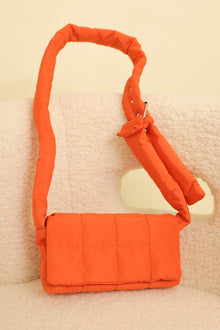  Puffer Crossbody Bag Orange